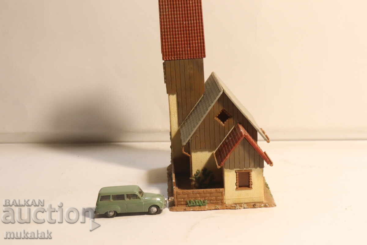 FALLER? KIBRI? VOLLMER H0 1/87 CLĂDIRE CASĂ VAGON TREN CALE FERATĂ - 5