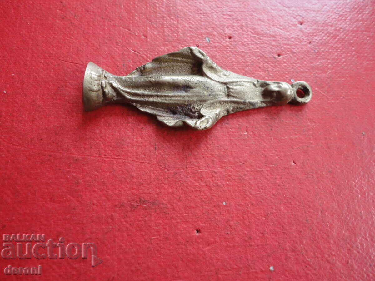 Старинна малка бронзова икона 2 - 6