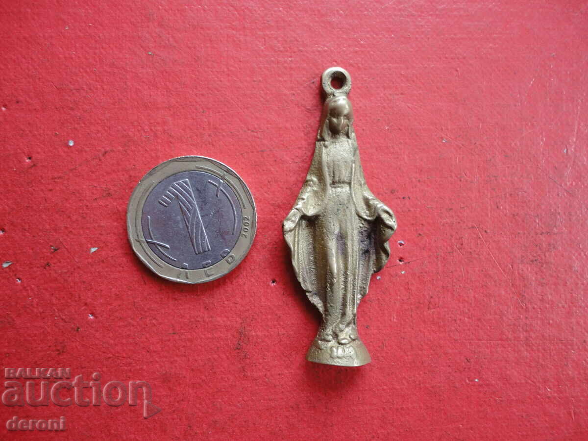 Старинна малка бронзова икона 2