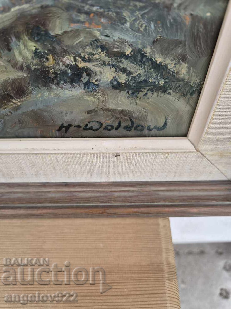 Pictura in ulei originala pe phaser!!! - 6