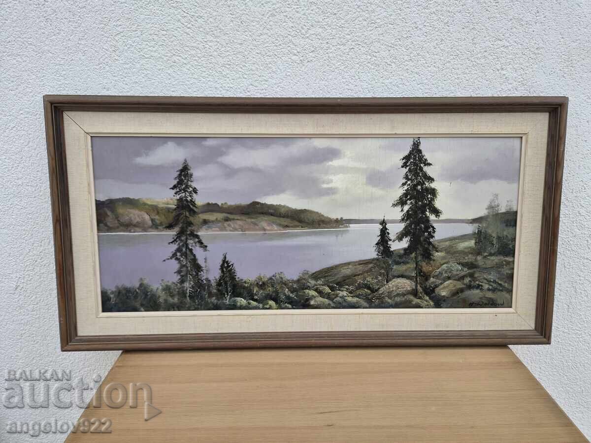 Pictura in ulei originala pe phaser!!!