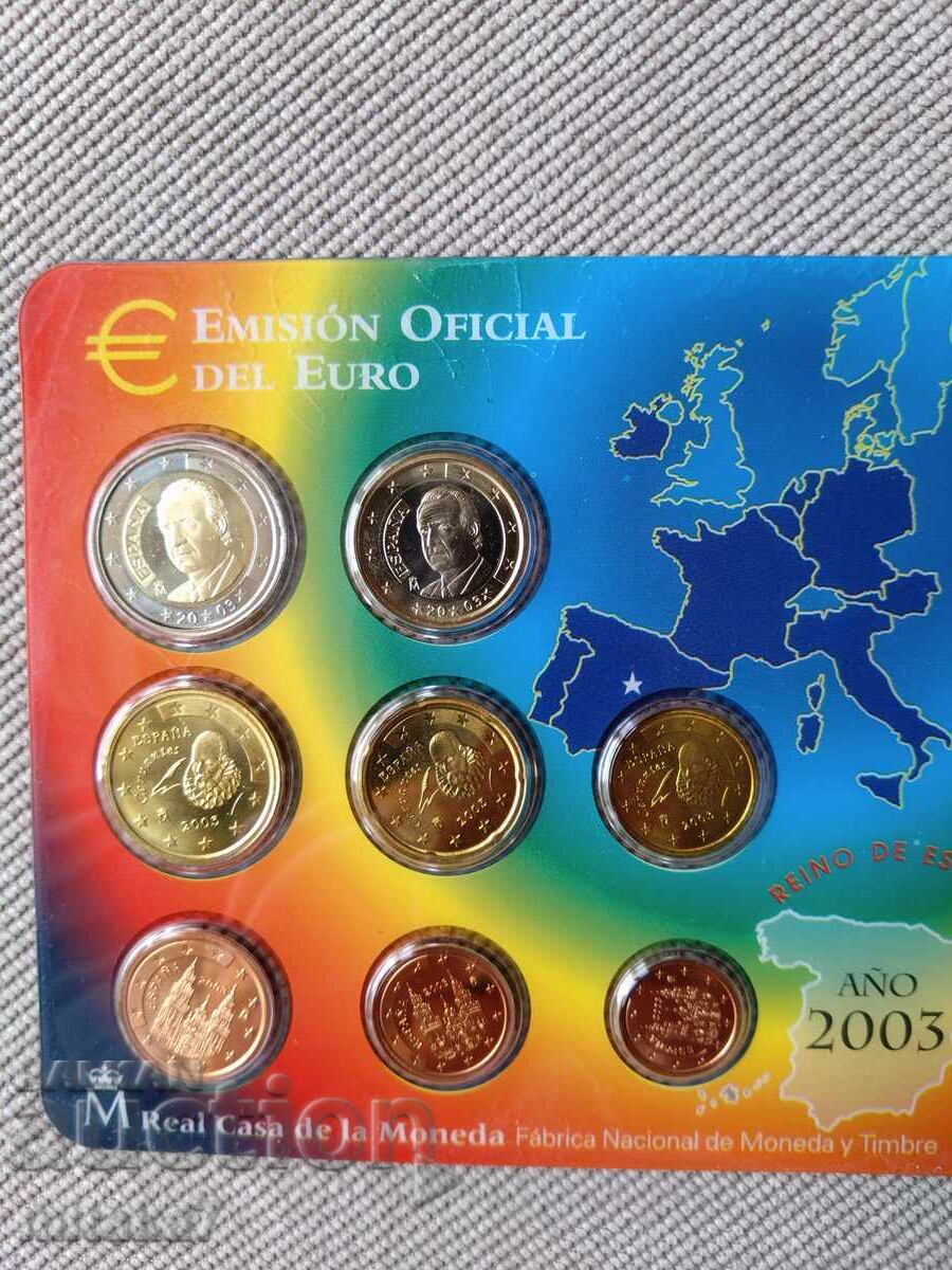 Licitație Set monede euro 2003, Spania