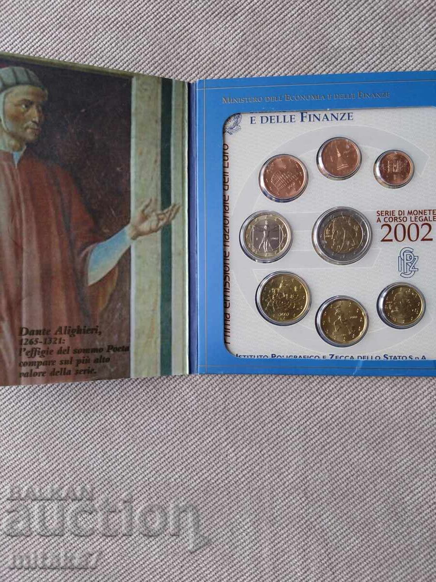 Сет евромонети 2002 година, Италия с цена € 14.00 | 27.38 лв. Сет евромонети 2002 година, Италия с цена € 14.00 | 27.38 лв.