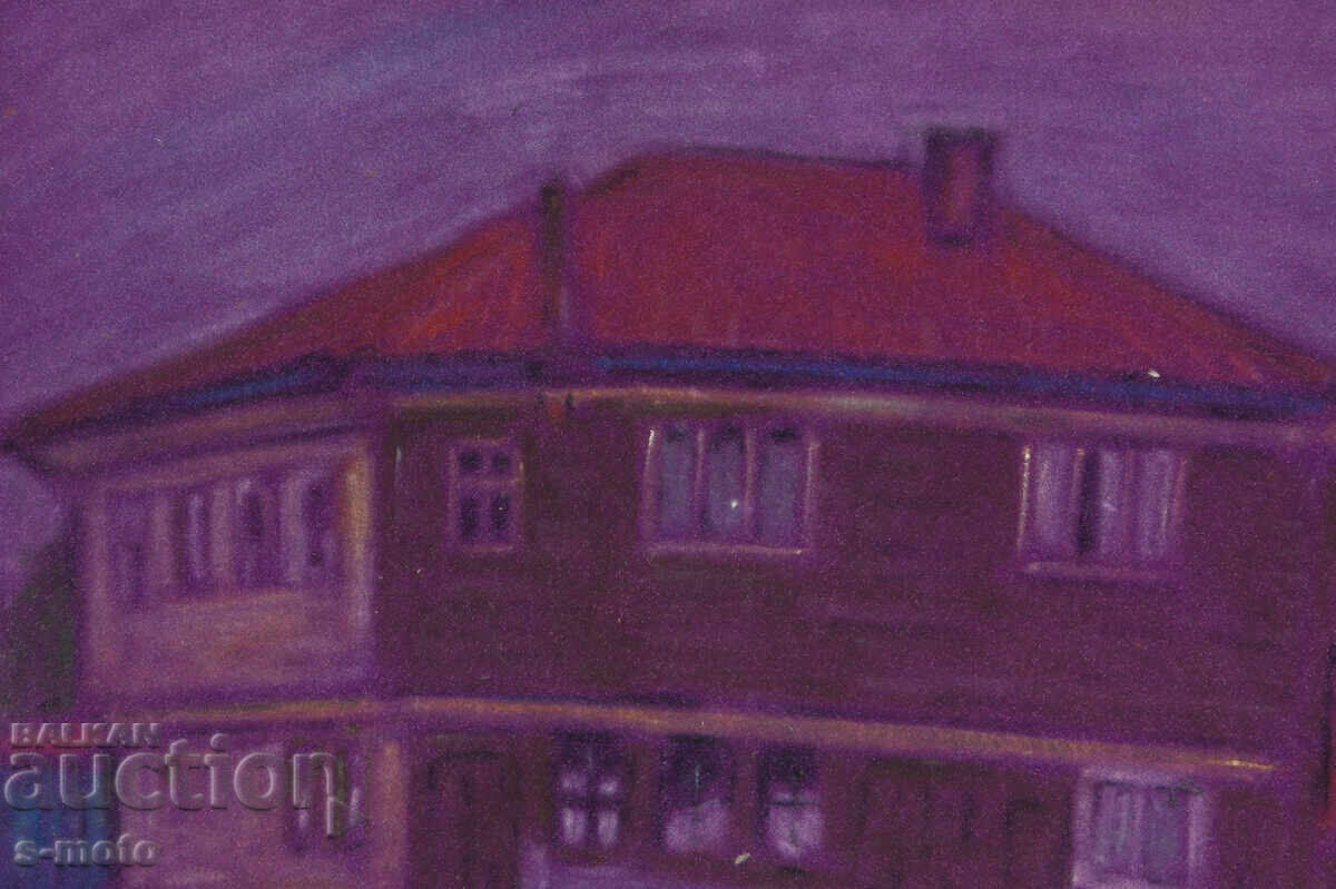 Livrarea Pictură pastel peisaj urban