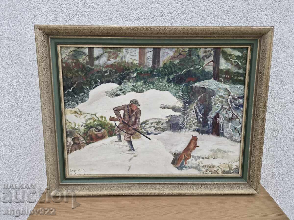 Auction  Original oil painting on phaser!!!