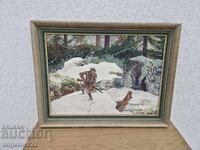 Πρωτότυπη ελαιογραφία στο φέιζερ!!!