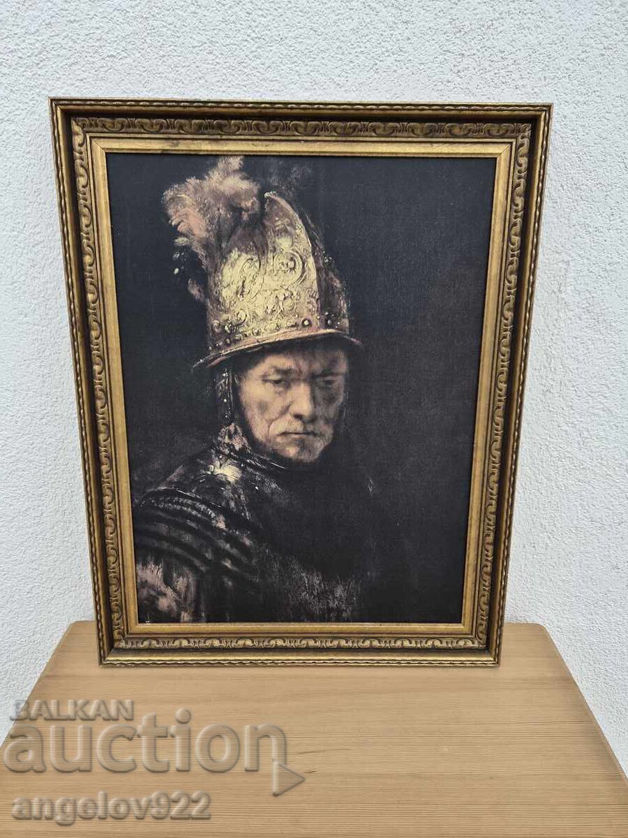 Reproducere a unei picturi celebre într-o ramă de lemn frumoasă!!!