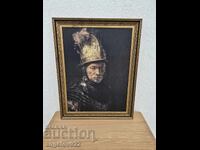 Αναπαραγωγή γνωστού πίνακα σε όμορφο ξύλινο πλαίσιο!!!