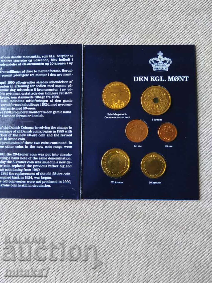 Σετ νομισμάτων 1990, Δανία με τιμή € 12.00 | 23.47 BGN Σετ νομισμάτων 1990, Δανία με τιμή € 12.00 | 23.47 BGN