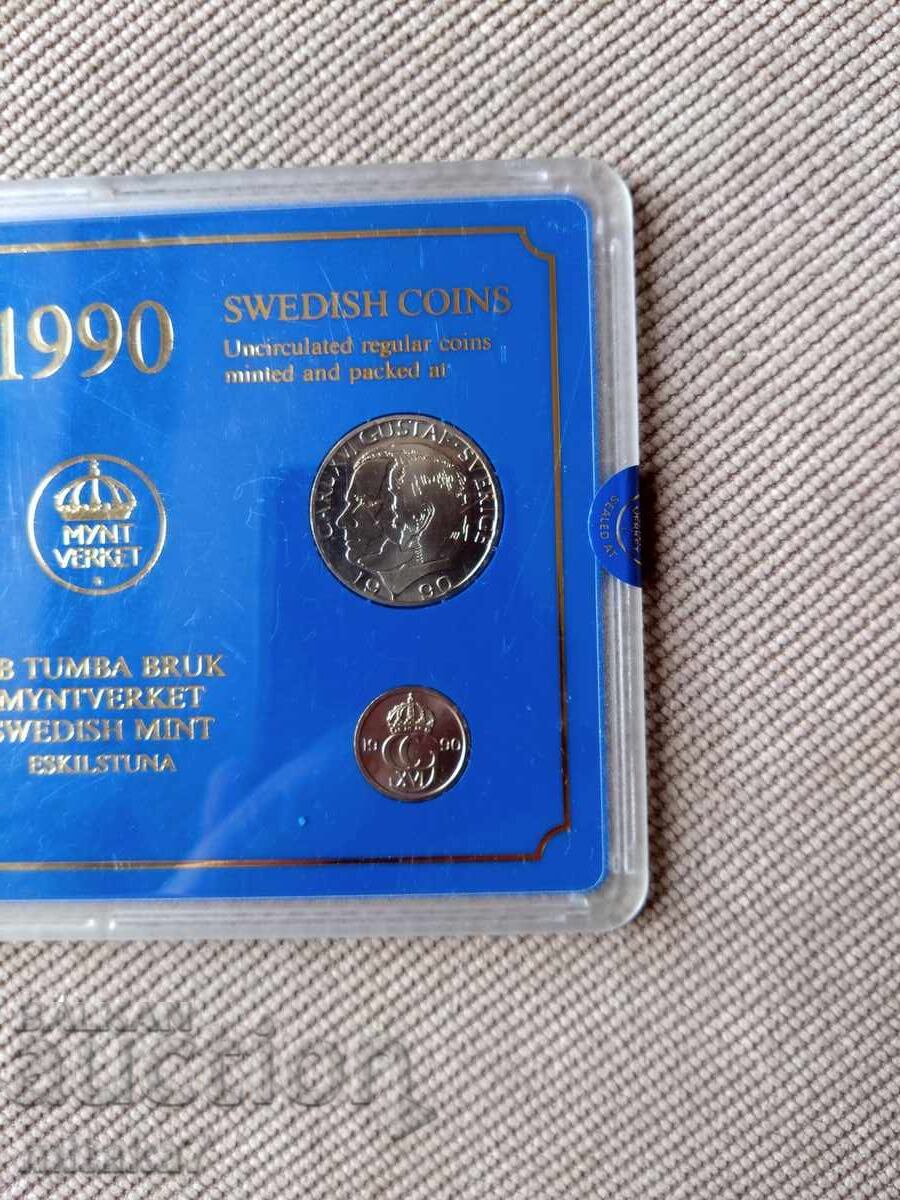Licitație Set monede anul 1990, Suedia