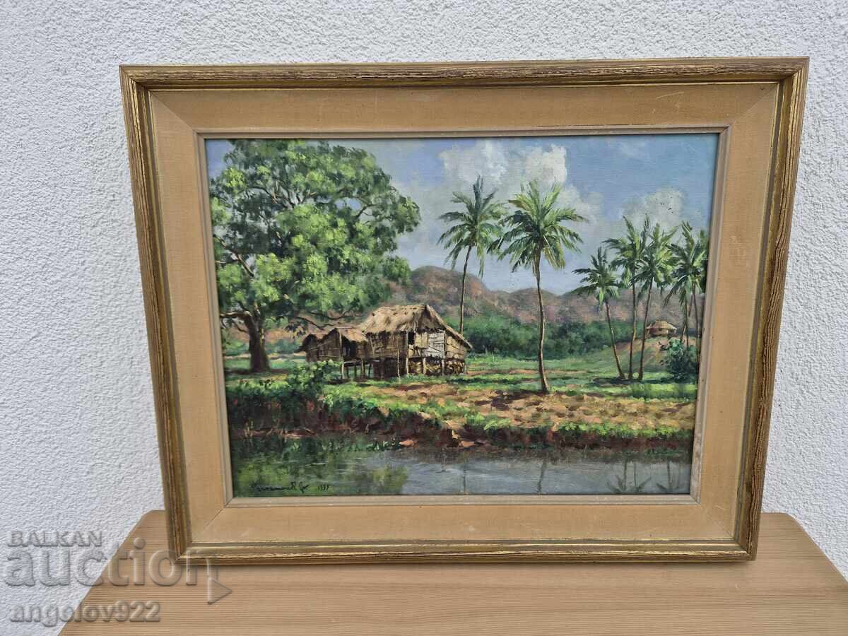 Licitație Pictura in ulei originala pe panza!!!