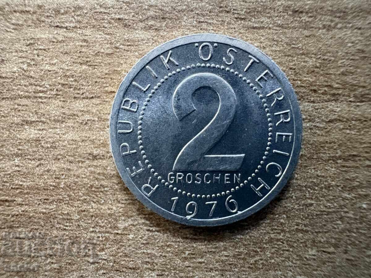 Austria - 2 Groschen (1976)