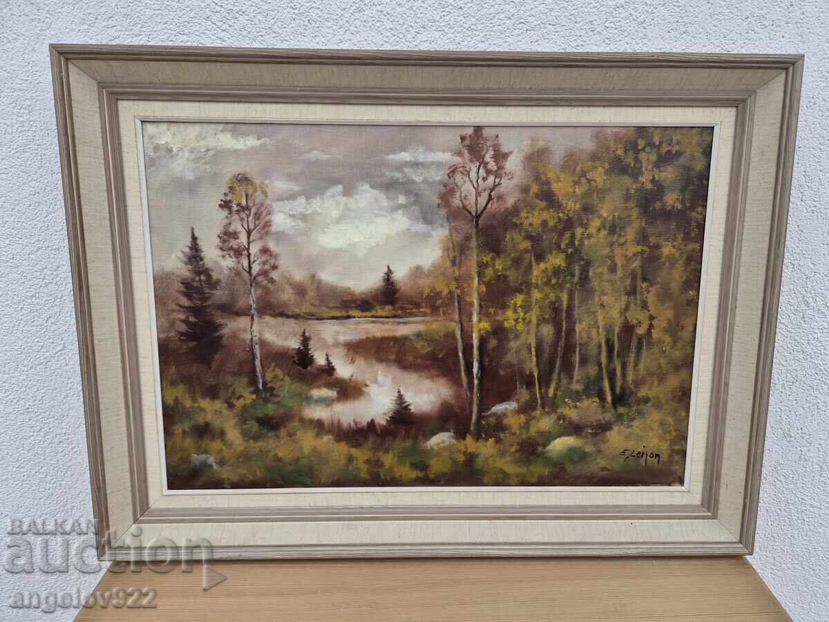 Licitație Pictura in ulei originala pe panza!!!