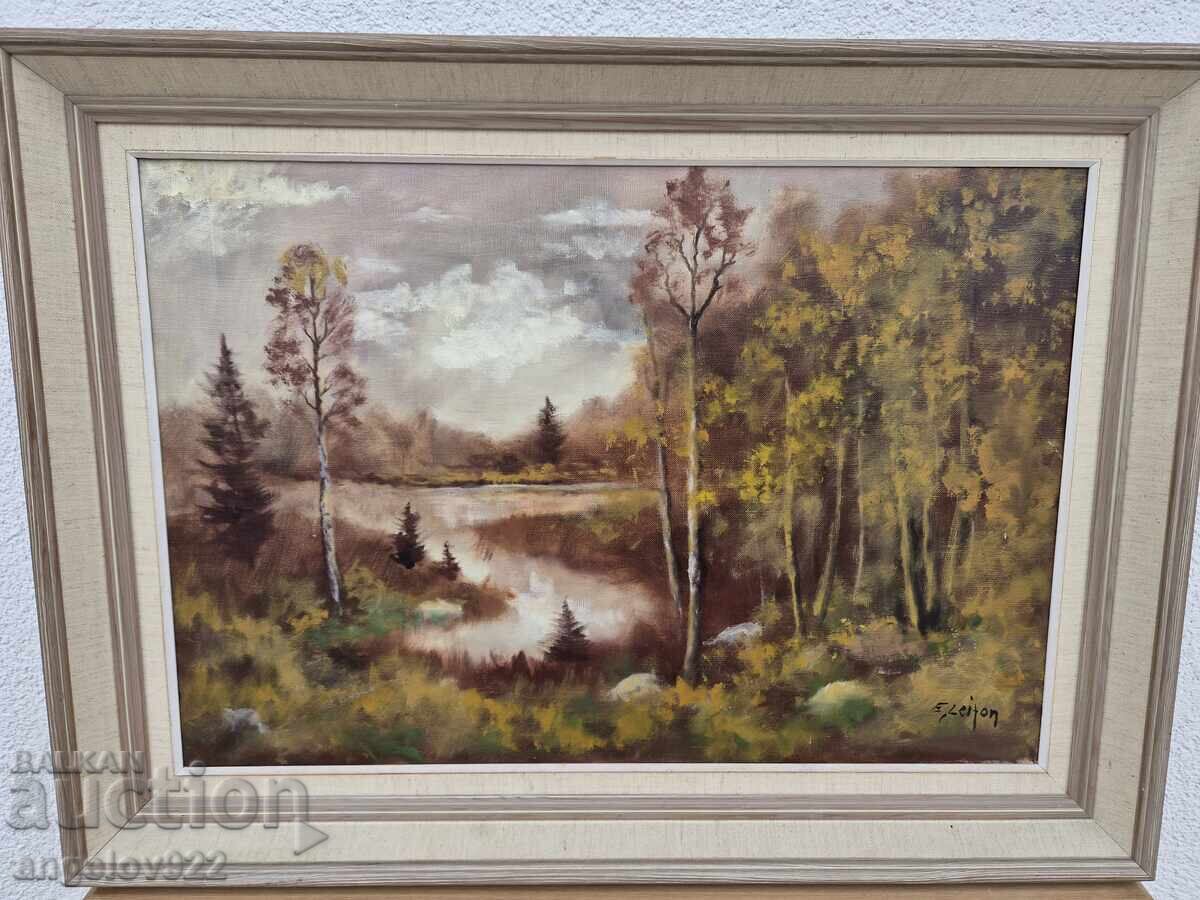 Pictura in ulei originala pe panza!!! - 5