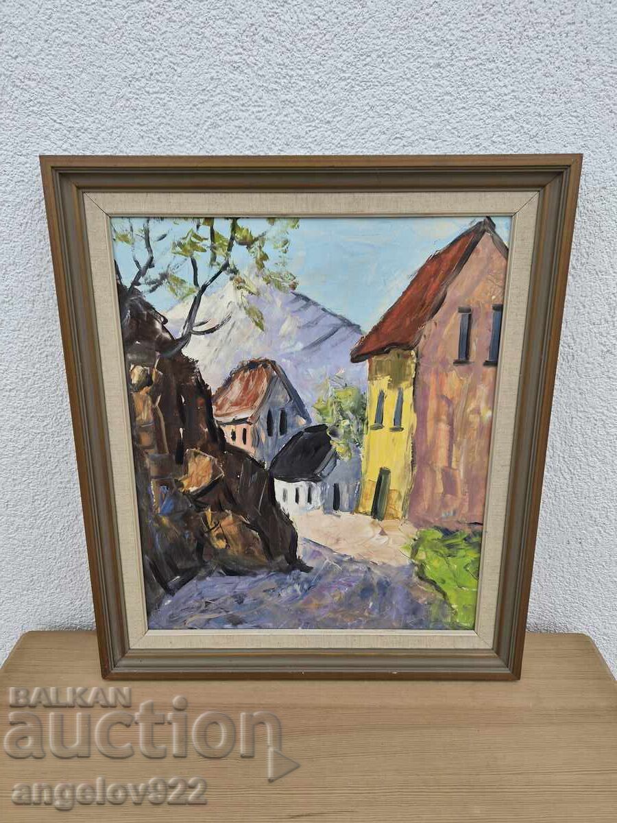 Pictura in ulei originala pe panza!!!