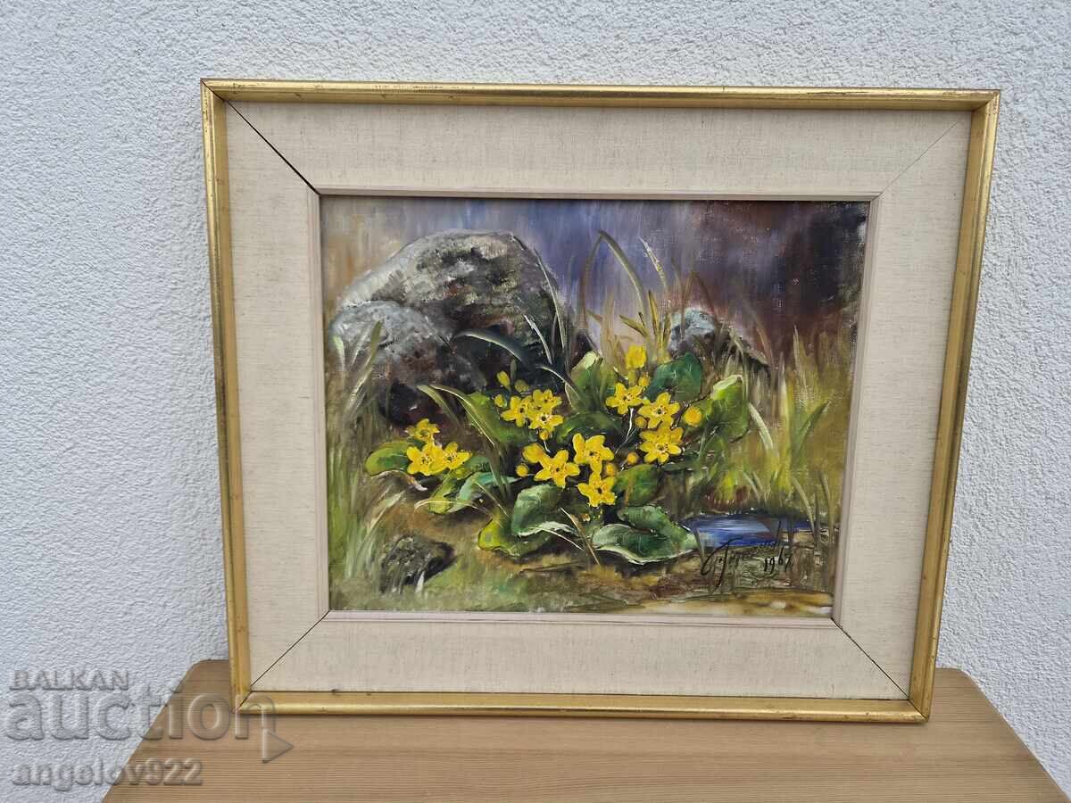 Авторска картина с маслени бои върху платно!!! с цена € 0.01 | 0.02 лв.