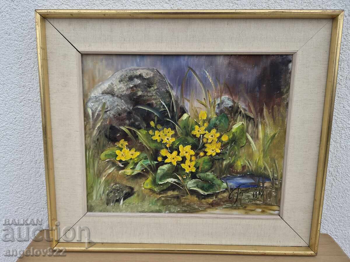 Доставка на Авторска картина с маслени бои върху платно!!!