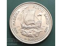 Portugalia. 100 escudos 1989. Madeira și Porto Santo. UNC