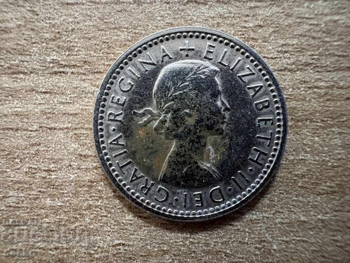 Marea Britanie - 6 pence (1963) cu preț € 0.20 | 0.39 BGN