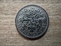 Marea Britanie - 6 pence (1963)