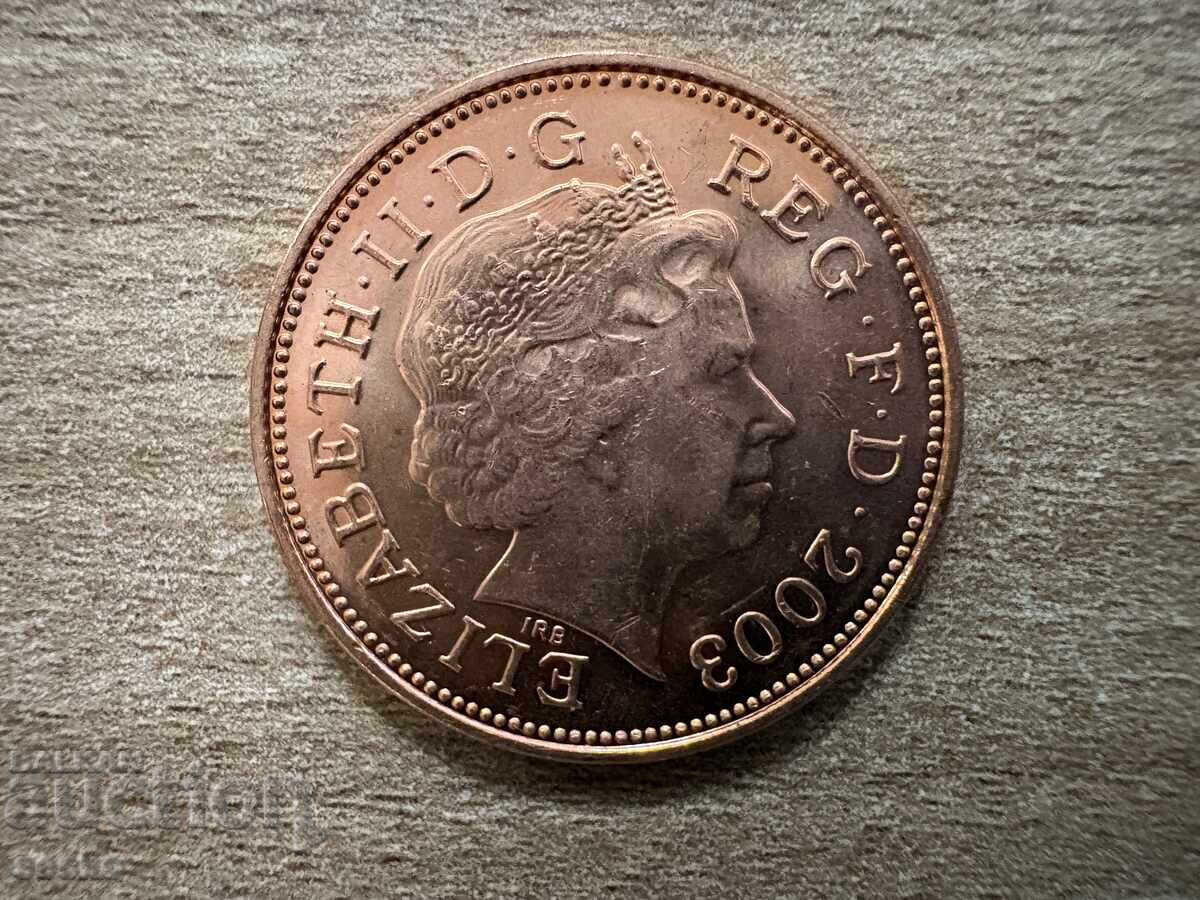 Великобритания - 2 пенса (2003) с цена € 0.10 | 0.20 лв.