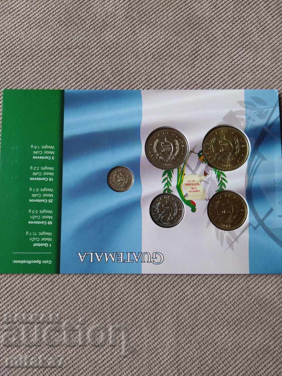 Set monede, Guatemala cu preț € 7.50 | 14.67 BGN