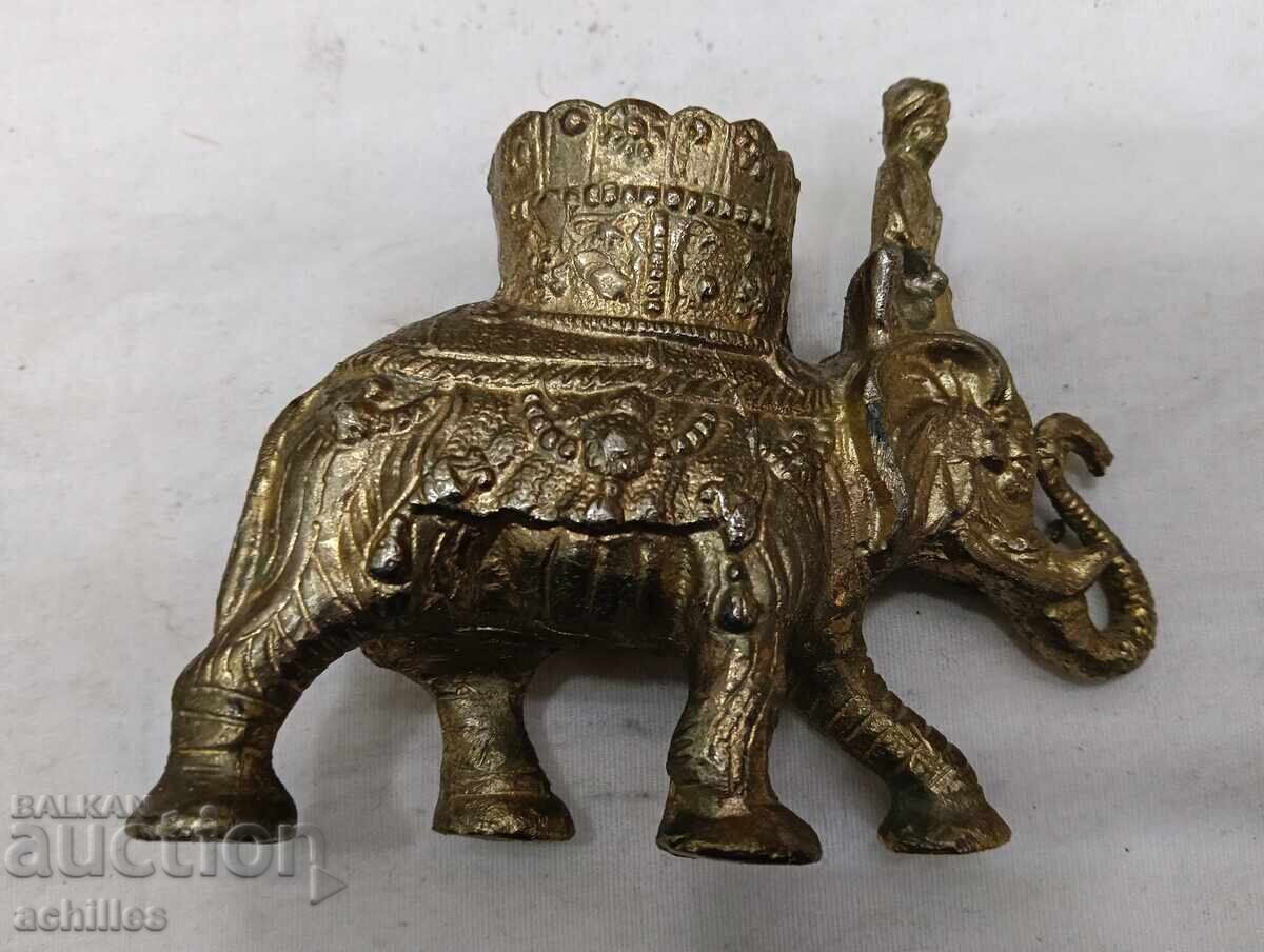 Μασίφ μπρούτζινη βάζο ελέφαντας