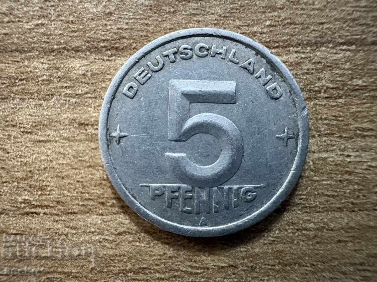 RDA - 5 pfennig (1948)