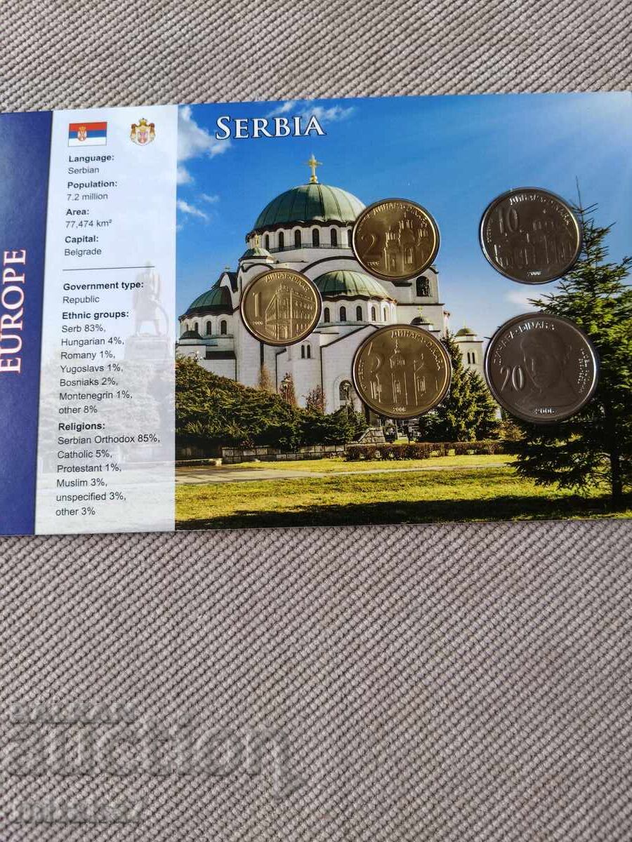 Set de monede, Serbia