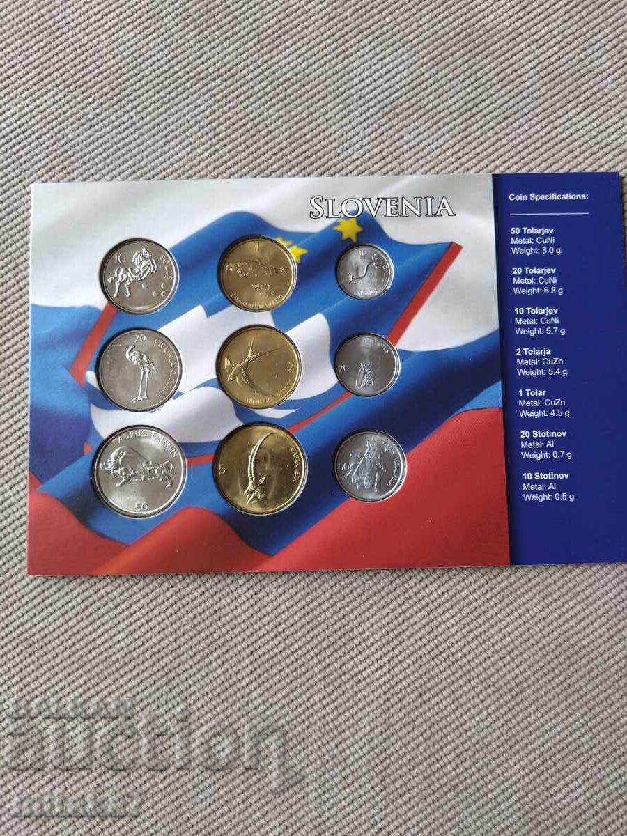 Set de monede, Slovenia cu preț € 7.50 | 14.67 BGN