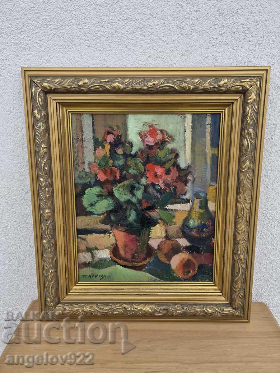 Авторска картина с маслени бои на Tadeusz Kamasa Авторска картина с маслени бои на Tadeusz Kamasa
