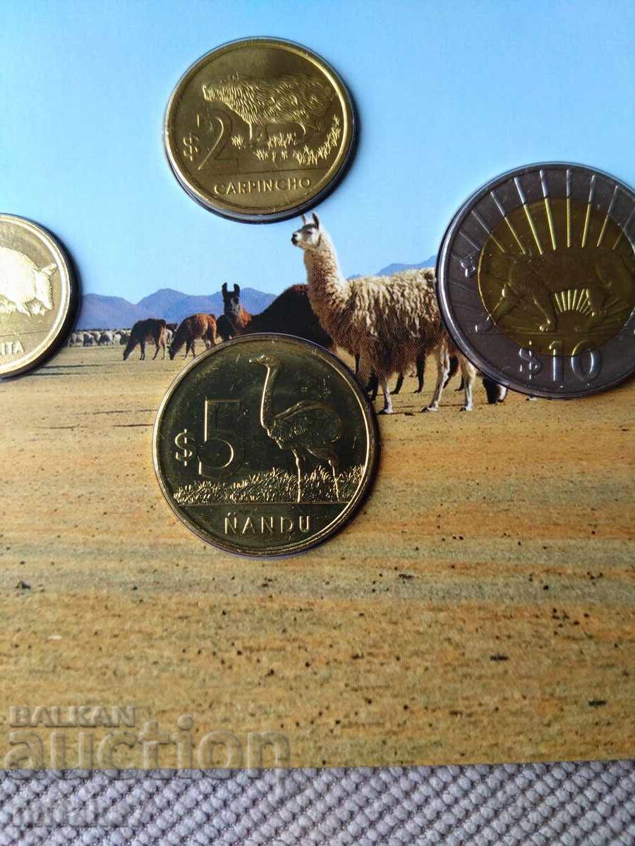 Set monede, Uruguay cu preț € 7.50 | 14.67 BGN