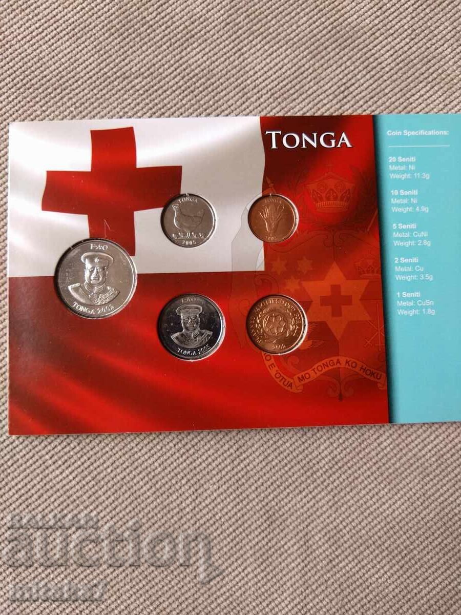 Set monede, Tonga cu preț € 7.50 | 14.67 BGN