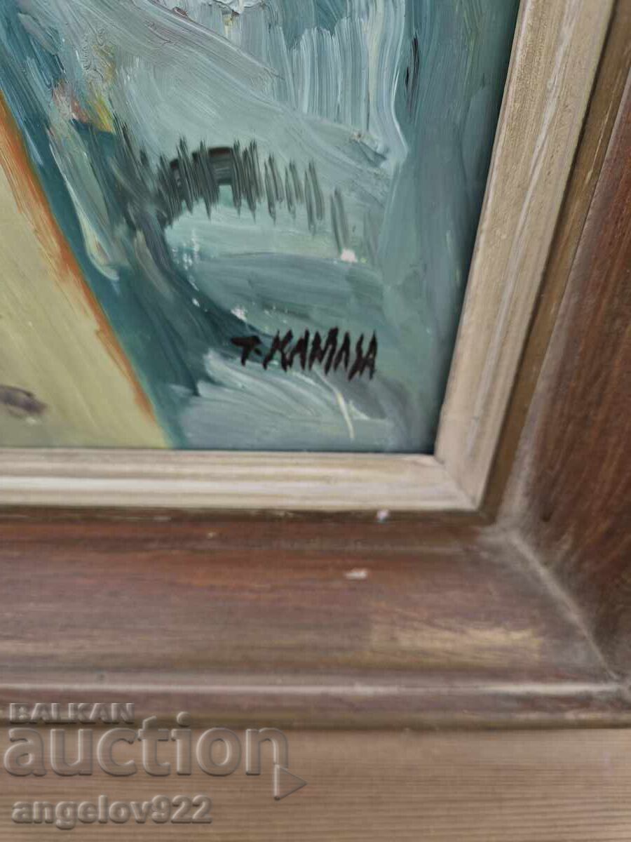 Αυθεντική ελαιογραφία του Tadeusz Kamasa - 6 Αυθεντική ελαιογραφία του Tadeusz Kamasa - 6