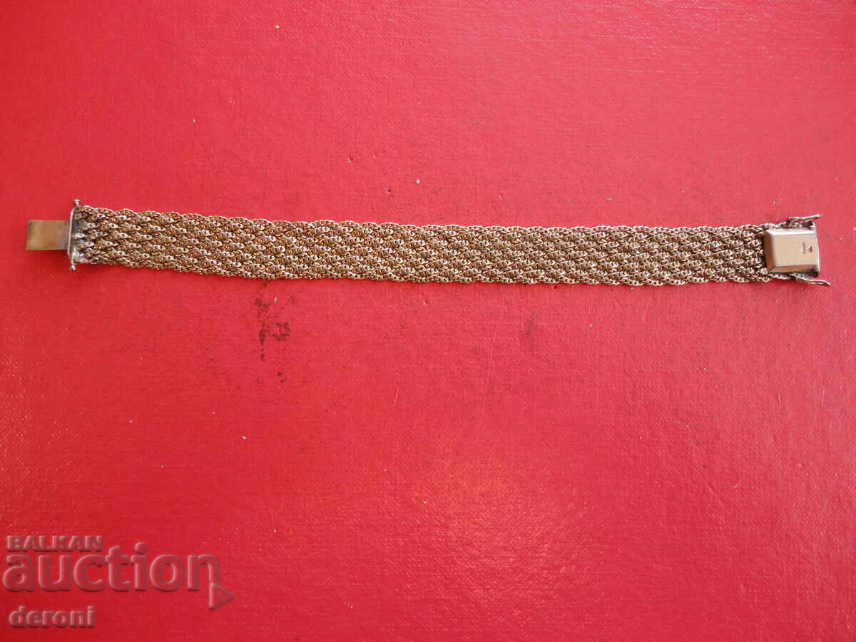 Δημοπρασία Απίστευτη επίχρυση ιταλική βραχιόλι Aurea AB