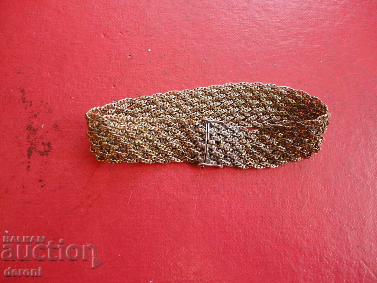 Απίστευτη επίχρυση ιταλική βραχιόλι Aurea AB - 5