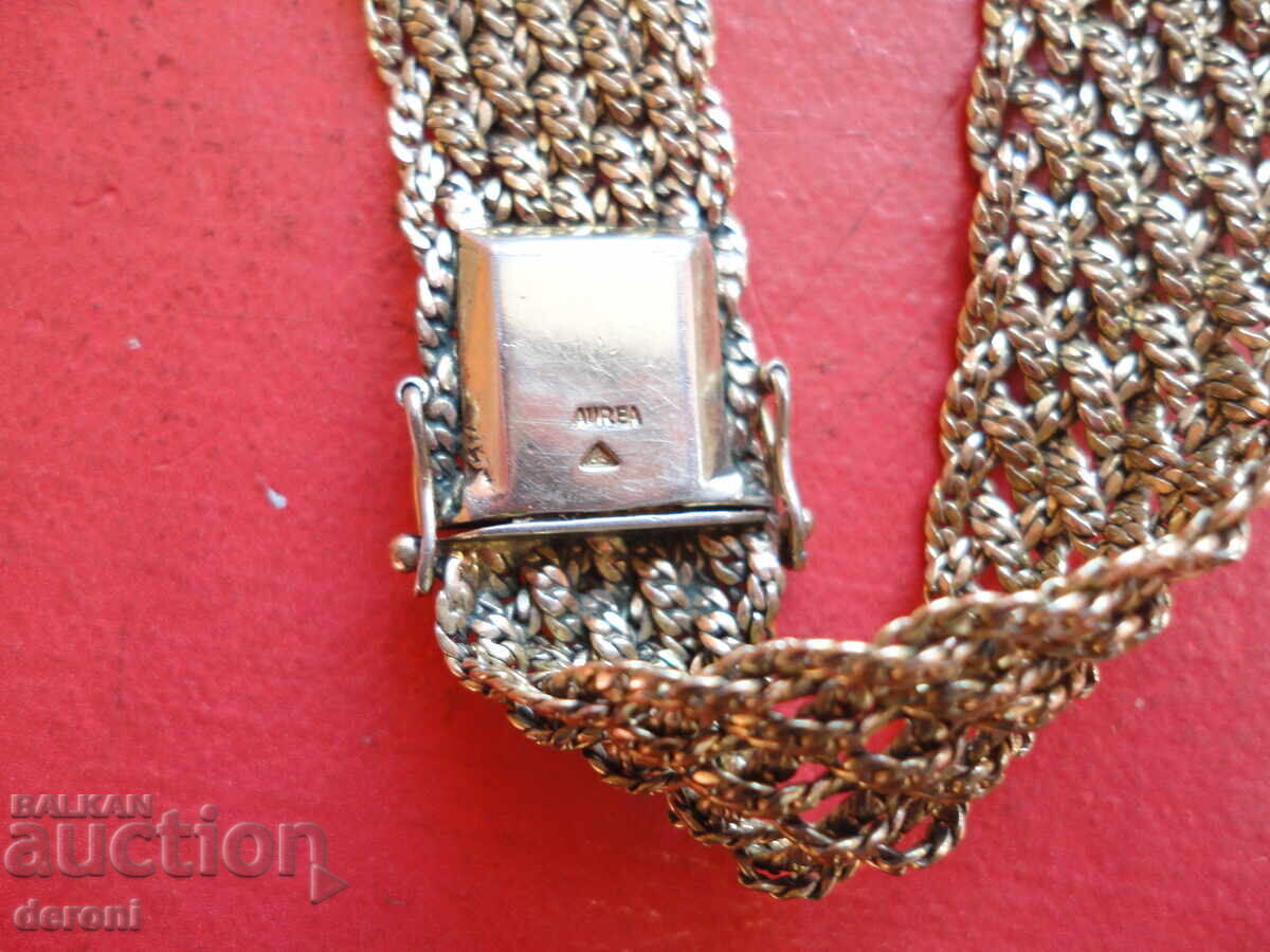 Απίστευτη επίχρυση ιταλική βραχιόλι Aurea AB - 6
