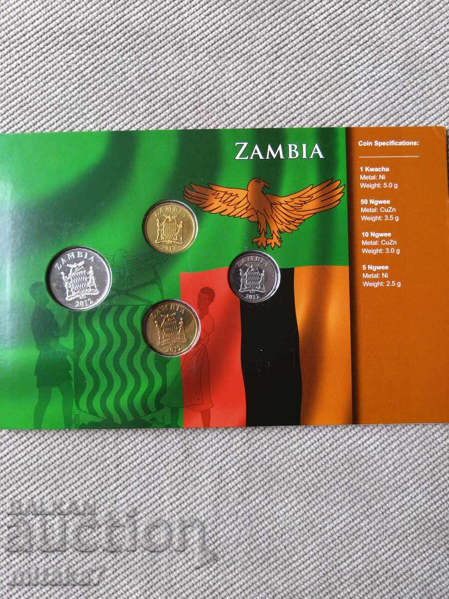 Сет монети, Замбия с цена € 7.50 | 14.67 лв.