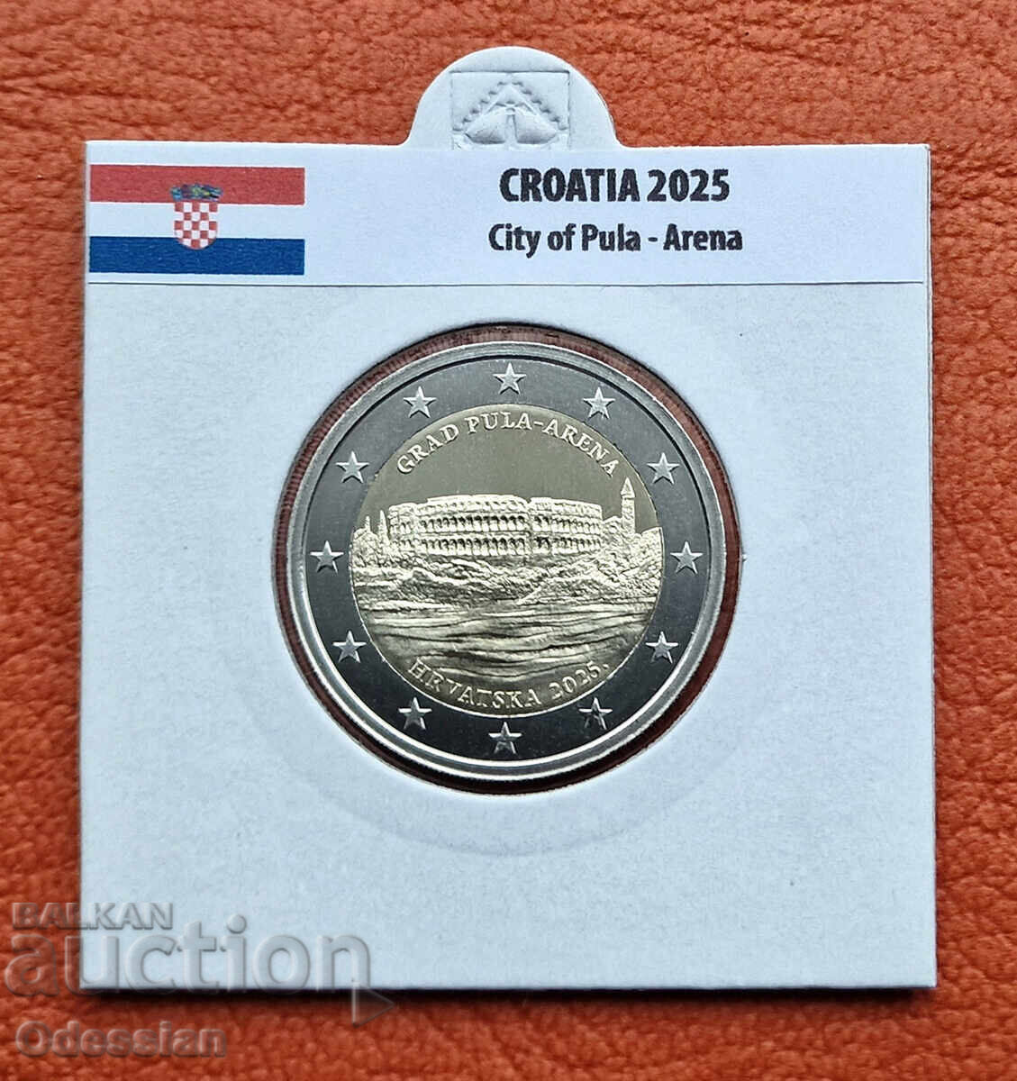 Croatia • 2 Euro • 2025 • City of Pula - Arena