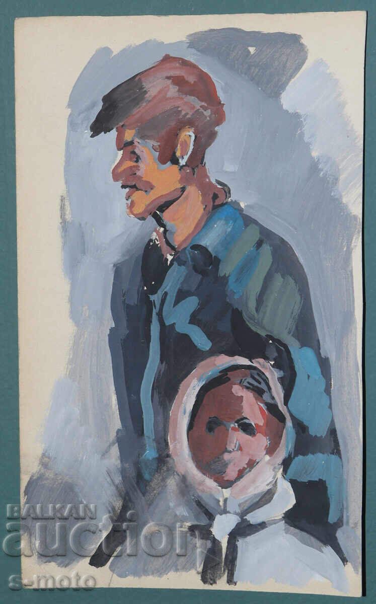 Tablou vechi compoziție figurativă portret cu preț € 70.00 | 136.91 BGN Tablou vechi compoziție figurativă portret cu preț € 70.00 | 136.91 BGN