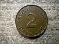 Γερμανία - 2 πφένιγκ (1961) - D