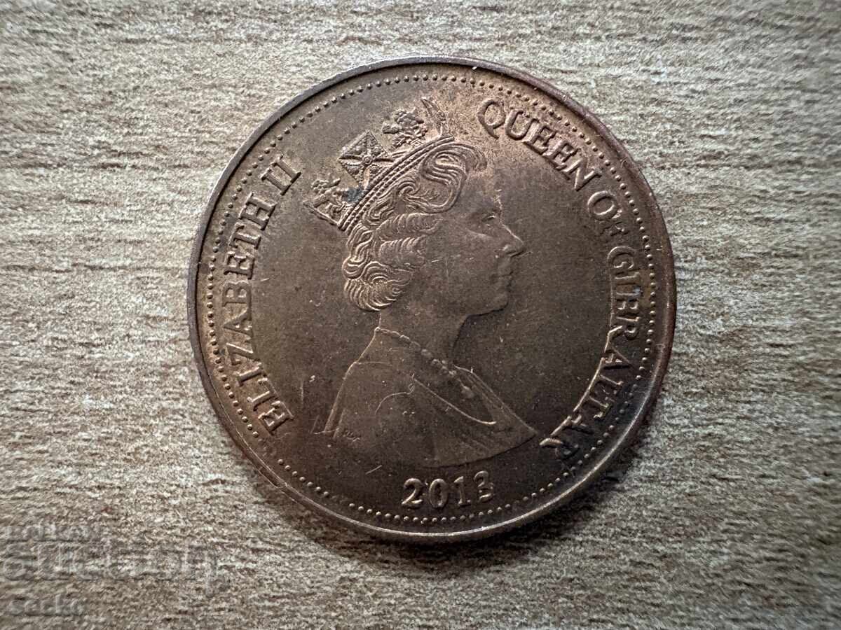 Γιβραλτάρ - 2 πένες (2013) με τιμή € 1.13 | 2.21 BGN