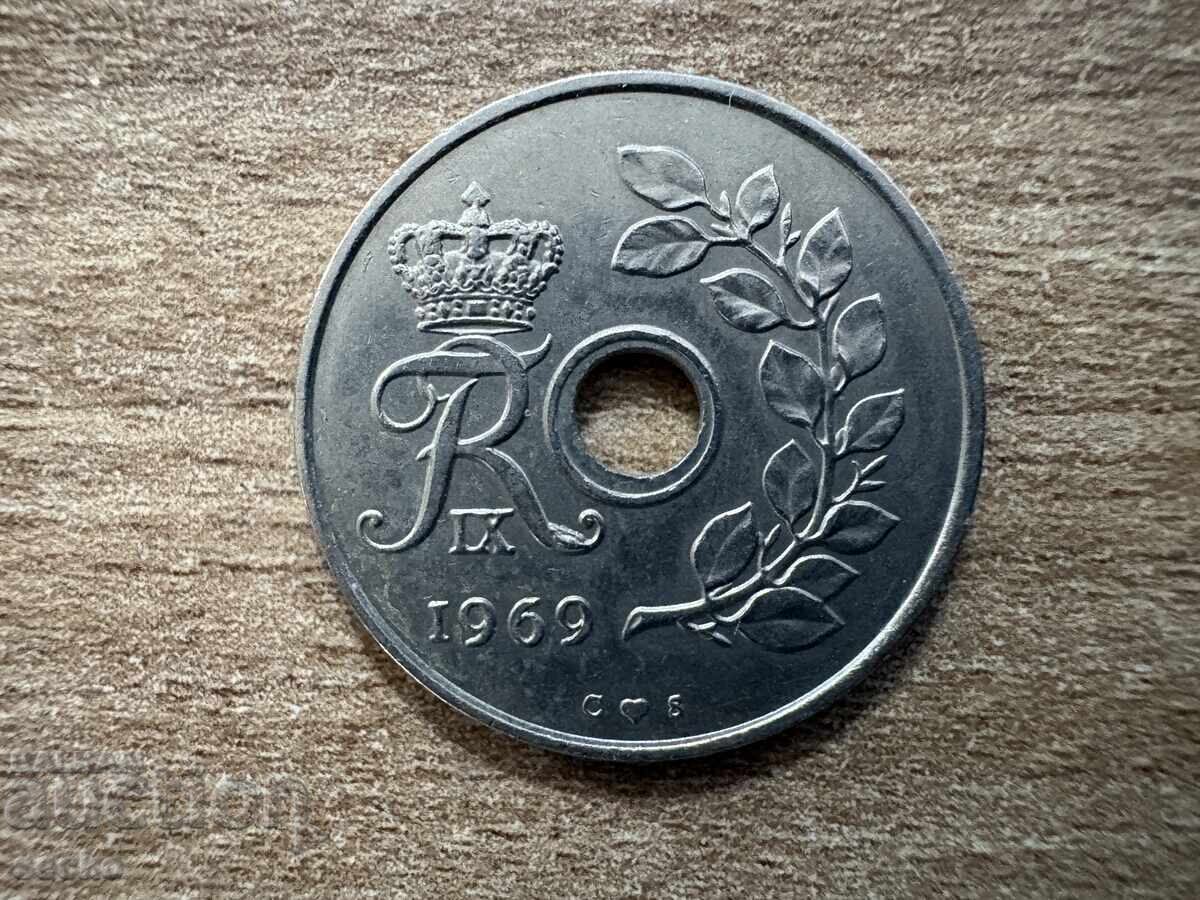 Denmark - 25 Ore (1969) with price € 0.15 | 0.29 BGN