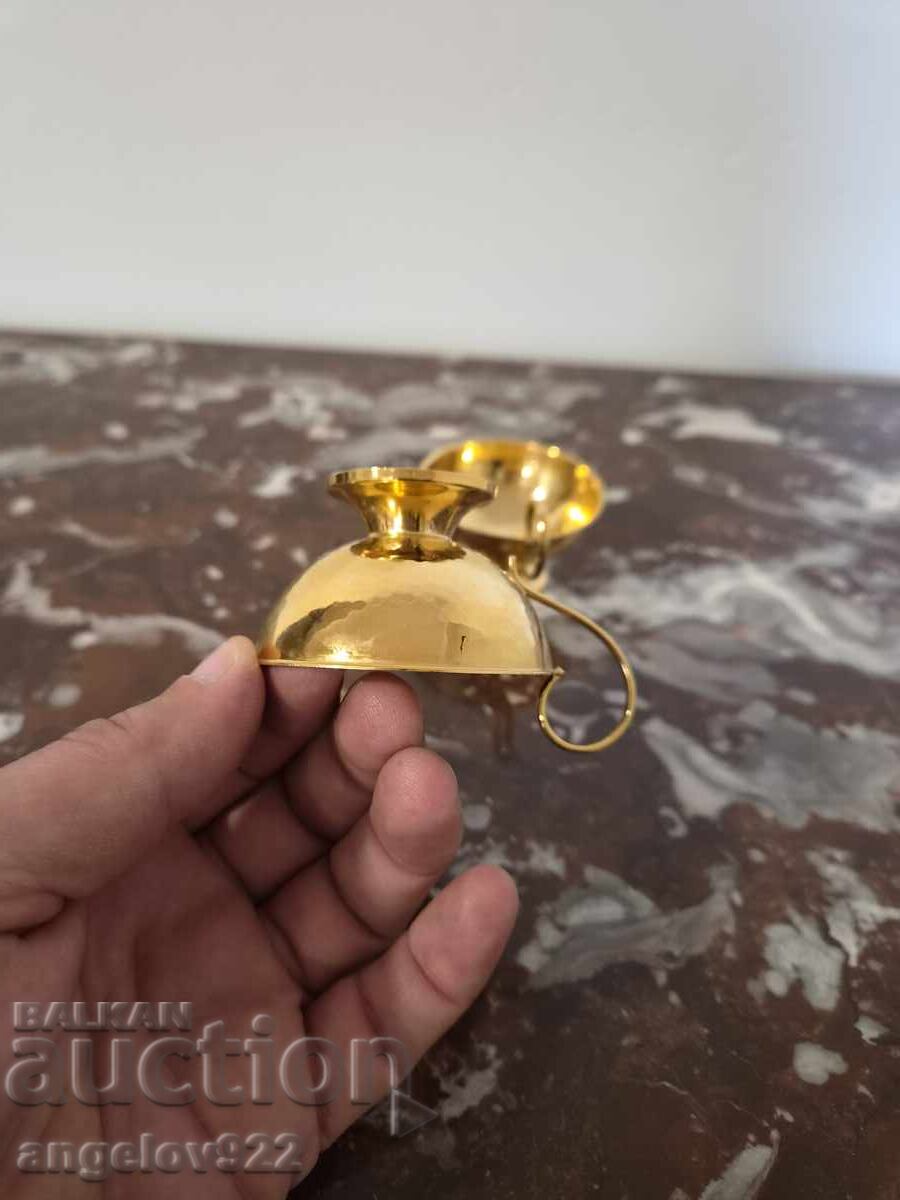 Beautiful metal coffee cups with gilding!!! - 6