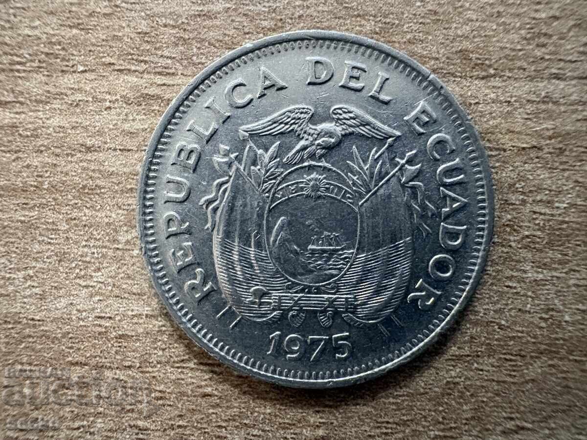 Ecuador - 1 sucre (1975) cu preț € 0.30 | 0.59 BGN