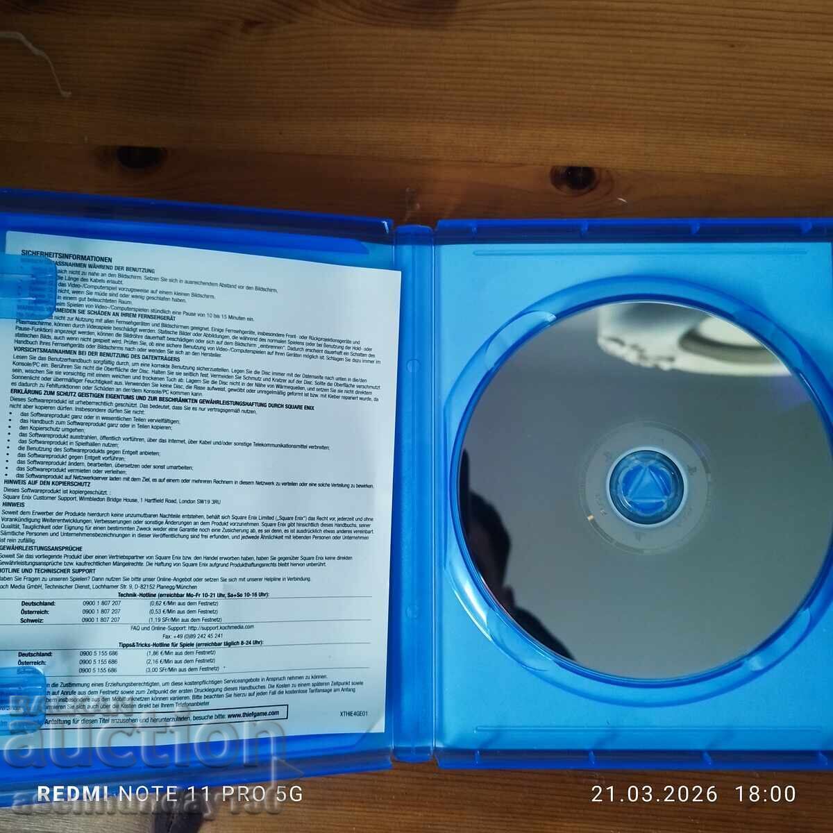 Livrarea PS4 Thief Eidos Sguarc Cnix