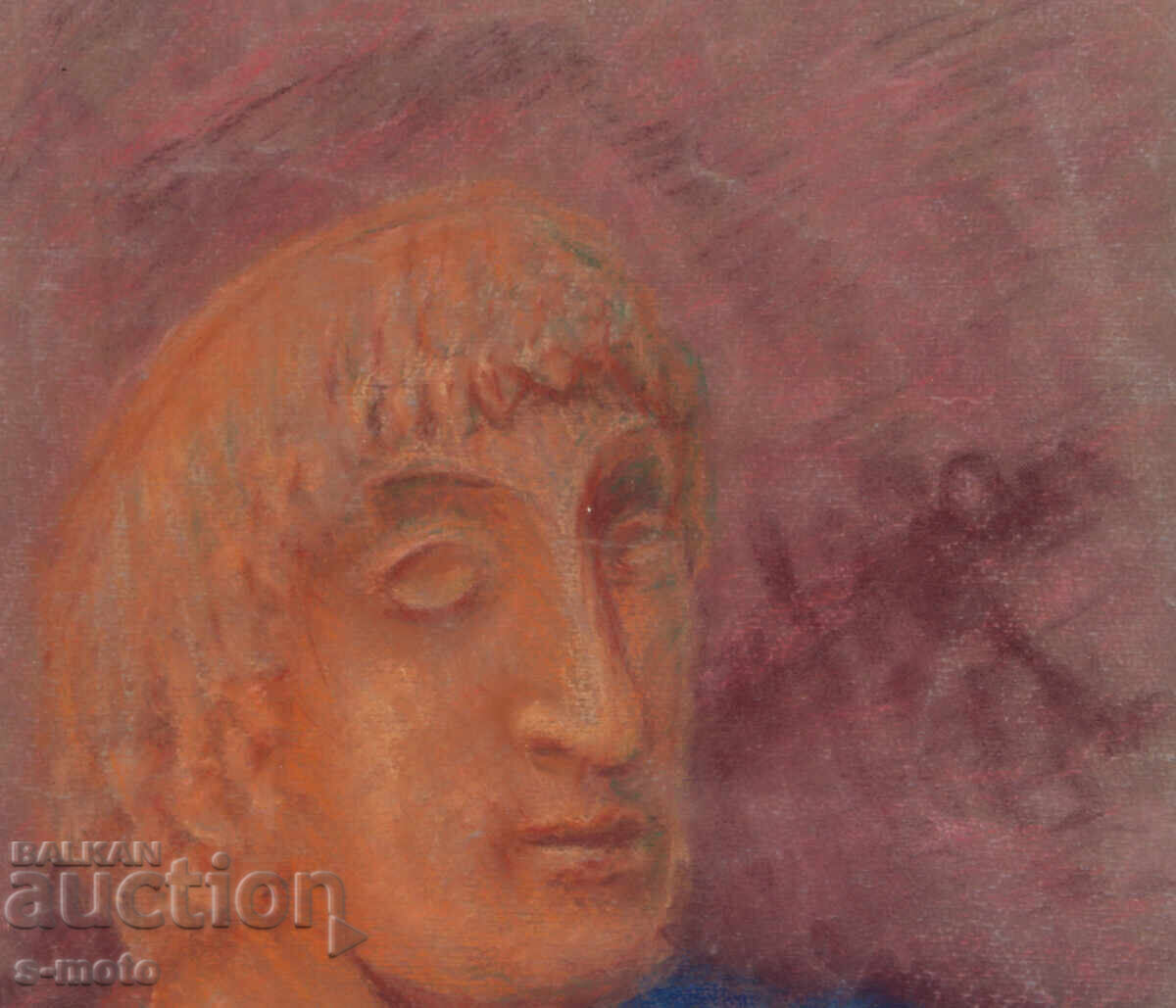 Livrarea Veche pictură pastel natură moartă