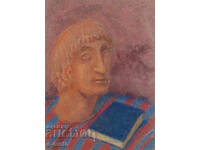 Стара картина пастел натюрморт