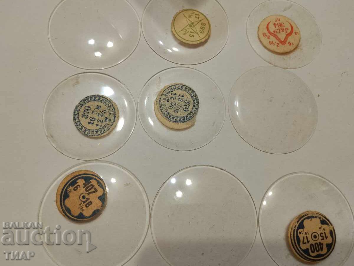 Geamuri pentru ceasuri 9 buc