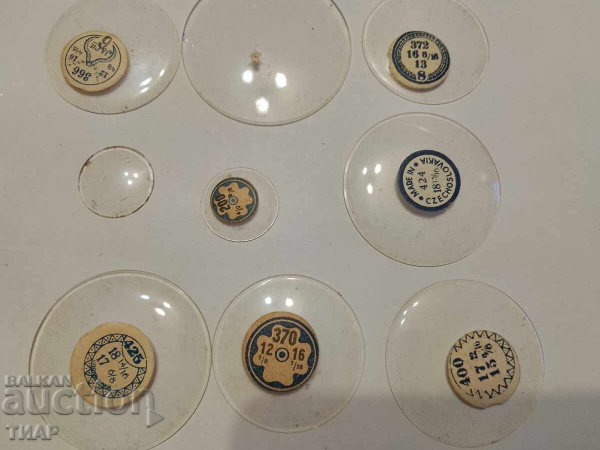 Стъкла за часовници 9бр